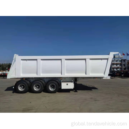 Semi-trailer Tipper 3 axles Coal transport semi trailer with rear dump Supplier